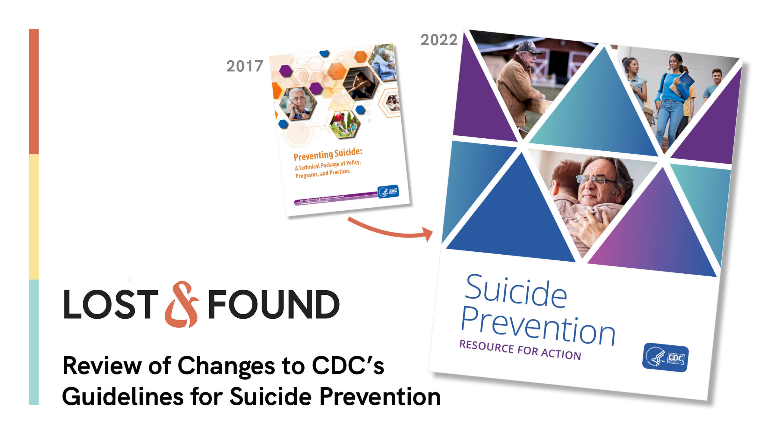CDC updates its guidance for suicide prevention – graphic showing Suicide Prevention Resource for Action guide