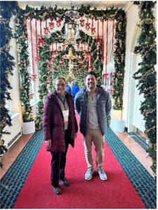 Cody and Gesine visit the White House.